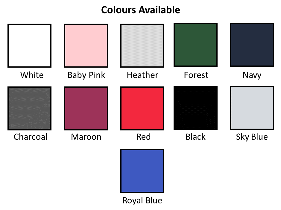 colours available